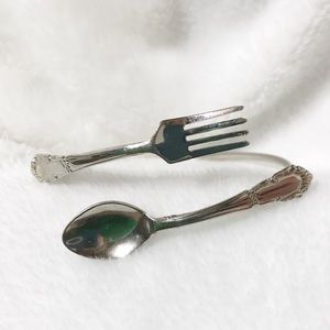 Fork Spoon Wrap Cuff Open Bangle Bangle Bracelet